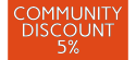 Community Discount 5% Community Discount 5%